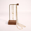 Geometric Stainless Steel Electroplating Necklaces