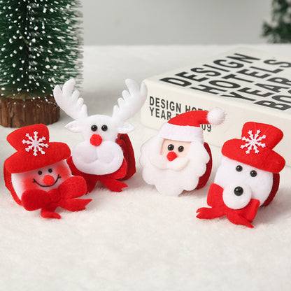 Christmas Cute Santa Claus Cloth Party Decorative Props 1 Piece