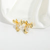 Cross-border hot-selling new trendy light luxury, love design earrings, literary retro personality, versatile earrings, jewelry women
