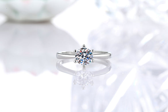 Luxurious Geometric Copper Plating Artificial Rhinestones Open Ring