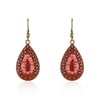 1 Pair Retro Water Droplets Alloy Plating Women's Drop Earrings