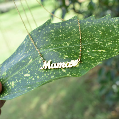 Mama Letter Alloy Titanium Steel Plating Mother's Day Women's Necklace