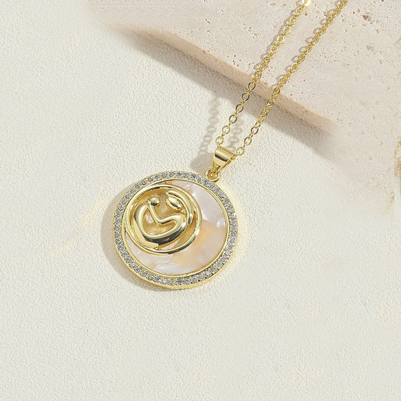 Cross-border popular simple personal shape Mother's Day gift pendant clavicle chain fashion trend ladies mother necklace