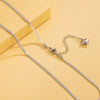 Minimalist Stainless Steel Electroplating Necklaces