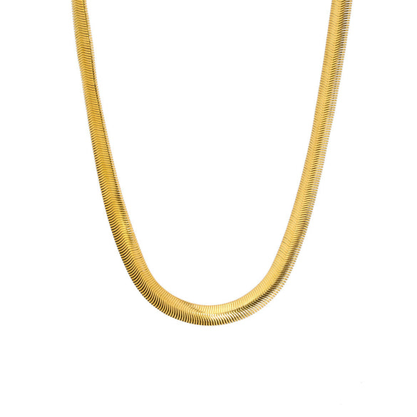 IG Style Chain Geometric Stainless Steel PVD Cloating Necklaces