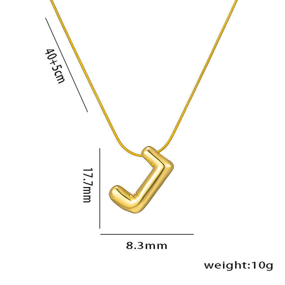 Moderate Luxury Letter Text Number Titanium Steel 18K Gold Plated Necklaces
