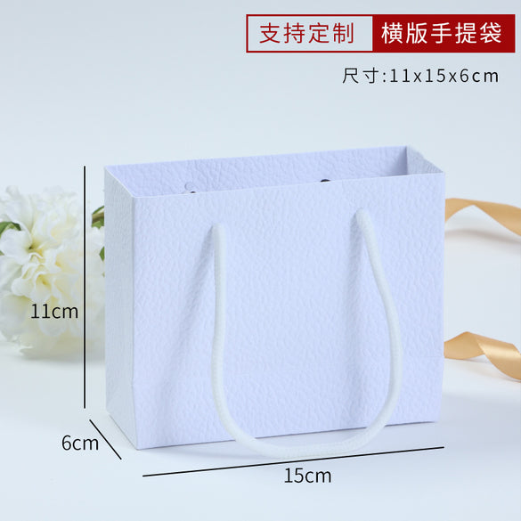 Spot Xiangxiang high-grade texture imitation leather pattern jewelry box jewelry necklace handbag packaging box wholesale discount can be determined