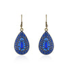 1 Pair Retro Water Droplets Alloy Plating Women's Drop Earrings