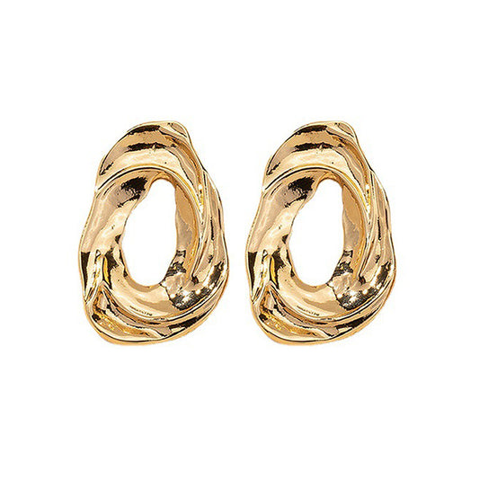 Fashion Plating Alloy No Inlaid Earrings