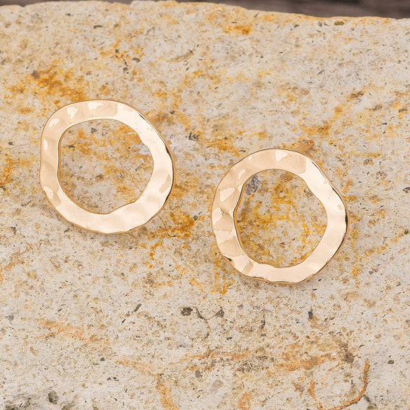 European And American Fashion Creative Butterfly C-shaped Flower Resin Earrings