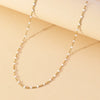 Shiny Solid Color Stainless Steel Chain Necklace