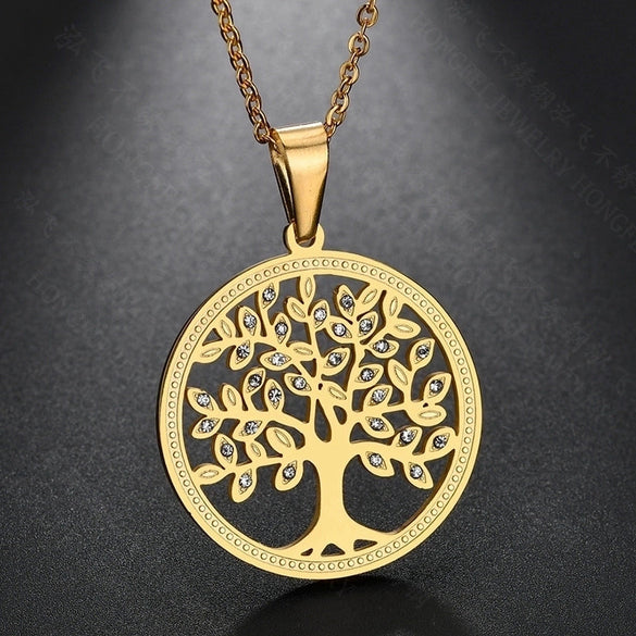 Simple Style Geometric Stainless Steel Plating Necklace