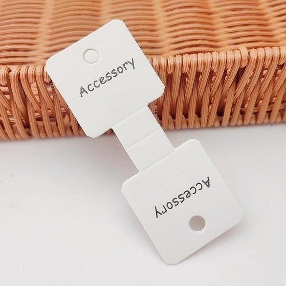 100 Pcs Simple Style Letter Paper Jewelry Packaging Bags