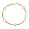 Simple Style Round Beaded Freshwater Pearl Handmade Bracelets