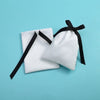 100 Pcs Simple Style Solid Color Cotton Drawstring Jewelry Packaging Bags
