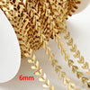 A Pack Of 2 M 2MM 3mm 4mm 304 Stainless Steel 18K Gold Plated Polished Jewelry Accessories