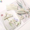 Ab Color Electroplated Cross Shark Hair Clip For Women Elegant Grip Hair Accessory Wholesale