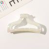 Ab Color Electroplated Cross Shark Hair Clip For Women Elegant Grip Hair Accessory Wholesale