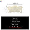 Ab Color Electroplated Cross Shark Hair Clip For Women Elegant Grip Hair Accessory Wholesale