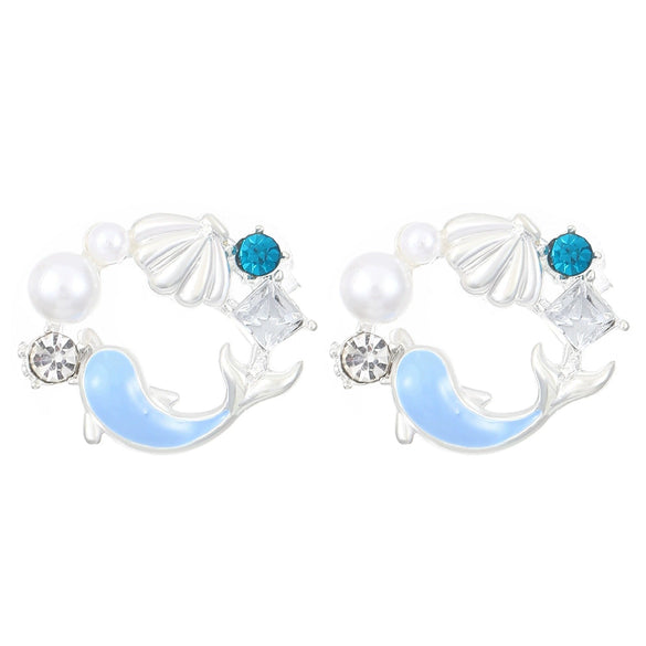 Accessories Alloy Pearl Shell Circle Electroplating Sea Life Style For Women