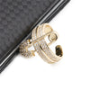 Accessories Copper Three Ring Buckle Pin Ring Micro Inlaid Zircon Butterfly Style