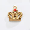 Accessories Crown Moon Love Oval Style Inlaid Natural Stone Titanium Steel Electroplating