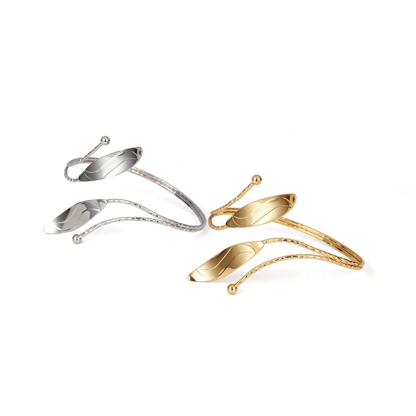 Accessories Metal Geometric Arm Bracelet Arm Ring Electroplating Female Retro Style