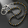 Accessories Pants Chain Jeans Waist Chain Skirt Chain Bag Hanging Chain Retro High Street Design Sense Black Magic Sand Glass Bead For Men And Women
