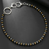 Accessories Pants Chain Jeans Waist Chain Skirt Chain Bag Hanging Chain Retro High Street Design Sense Black Magic Sand Glass Bead For Men And Women
