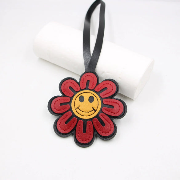 Accessories Pendant Jewelry Cotton Leather Artificial Leather With Smiley Face Sunflower Little Bear Pig Small Animal Electroplating