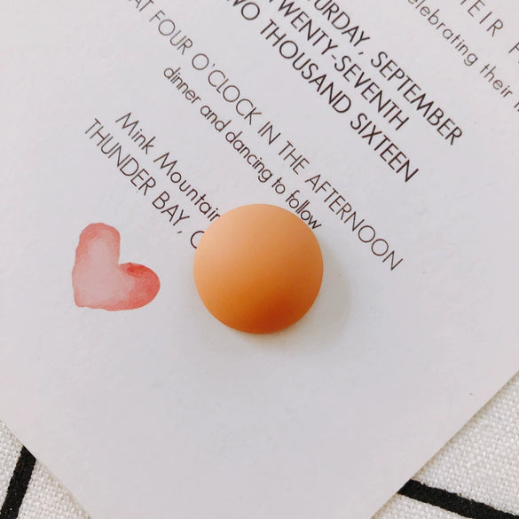 Accessories Plastic Resin Semicircle Baking Paint