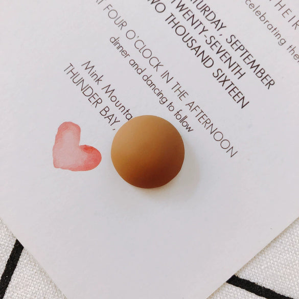 Accessories Plastic Resin Semicircle Baking Paint