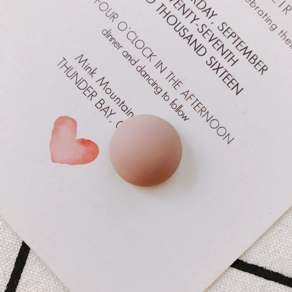 Accessories Plastic Resin Semicircle Baking Paint