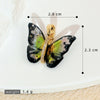 Accessories Resin Butterfly Pendant Micropaved Zircon Electroplated Minimalist Animal Style Necklace