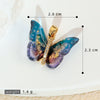 Accessories Resin Butterfly Pendant Micropaved Zircon Electroplated Minimalist Animal Style Necklace