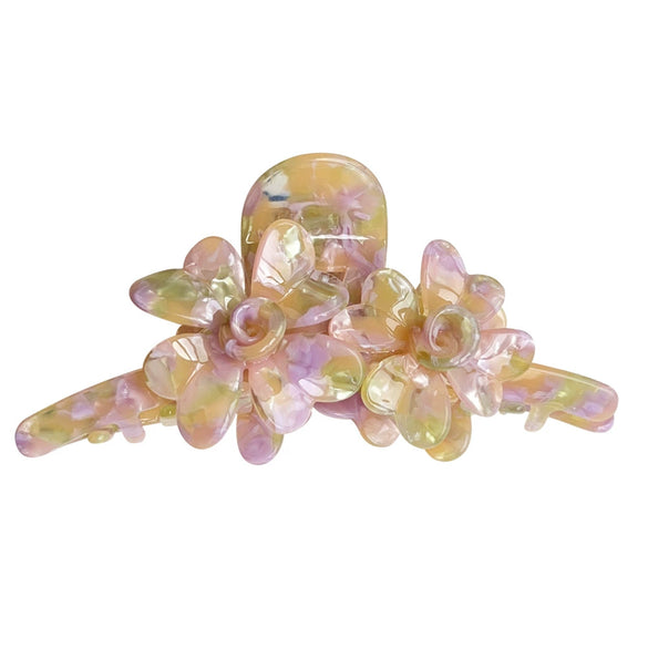 Acetate Handmade Flower Hair Clip For Women