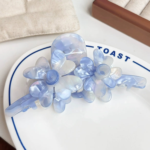 Acetate Handmade Flower Hair Clip For Women