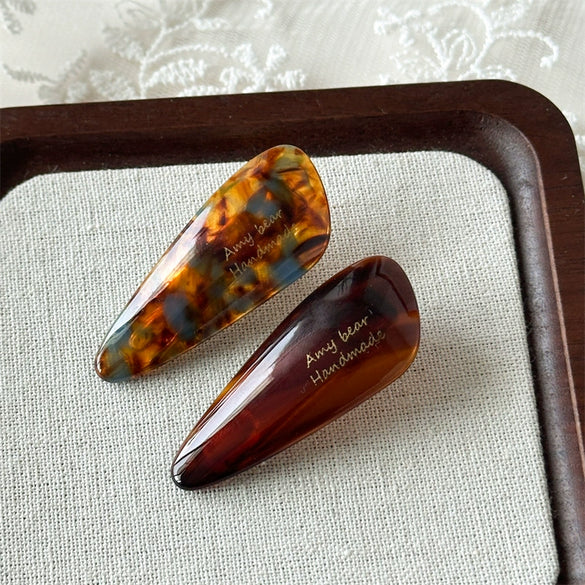 Acetic Acid Handmade Duckbill Hair Clips For Women Simple Style