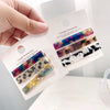 Acetic Acid Handmade Duckbill Hairpin Three Colorful Simple And Fashionable