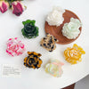 Acetic Acid Handmade Flower Women's Hair Accessories Grip Hairpin Shark Clip