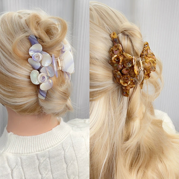 Acetic Acid Handmade Fresh Style Girly Head Clip For Women