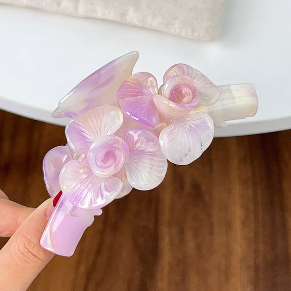 Acetic Acid Handmade Fresh Style Girly Head Clip For Women