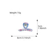 Acetic Acid Handmade Geometric Hair Grab Clip Women's Fashion Hair Accessories