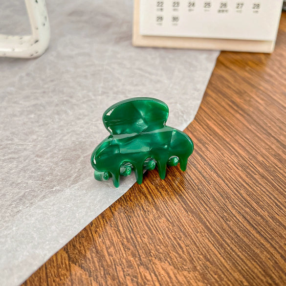 Acetic Acid Handmade Geometric Women's Hair Clips Grab Clip Bangs Clip Mini Shark Clip