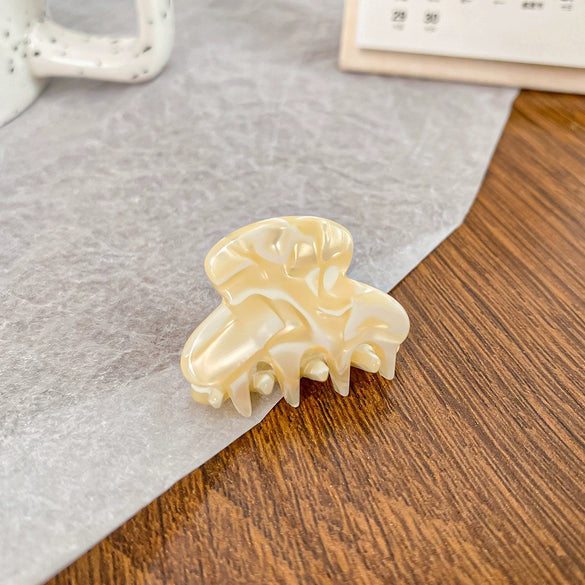 Acetic Acid Handmade Geometric Women's Hair Clips Grab Clip Bangs Clip Mini Shark Clip