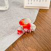 Acetic Acid Handmade Geometric Women's Hair Clips Grab Clip Bangs Clip Mini Shark Clip