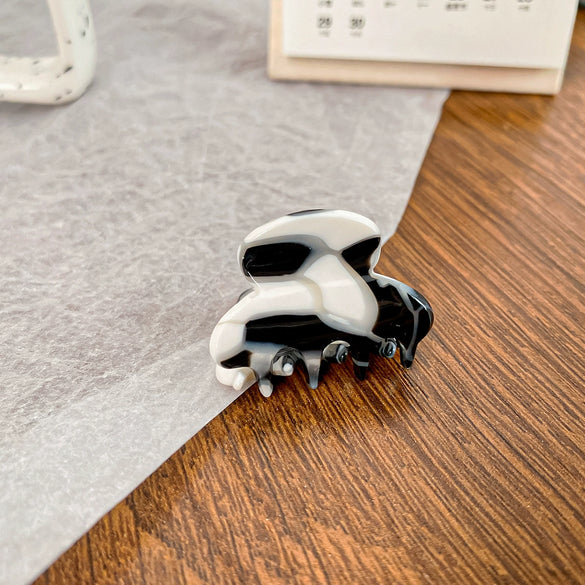Acetic Acid Handmade Geometric Women's Hair Clips Grab Clip Bangs Clip Mini Shark Clip