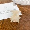 Acetic Acid Handmade Light Luxury Geometric Hair Grip Clip For Women