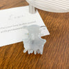 Acetic Acid Handmade Light Luxury Geometric Hair Grip Clip For Women