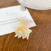 Acetic Acid Handmade Light Luxury Geometric Hair Grip Clip For Women